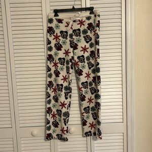 Disney parks Christmas lounge pants NWOT